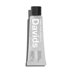 Davids travel size premium toothpaste / charcoal+peppermint
