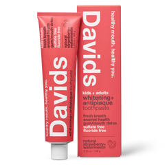 Davids kids + adults premium toothpaste / strawberry watermelon