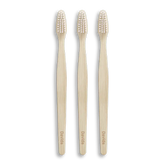 Davids premium bamboo toothbrush / adult soft / 3 pack