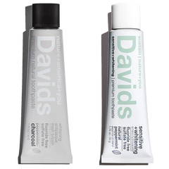 Davids travel size premium toothpaste / duo / 1.75 oz