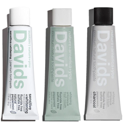 Davids travel size premium toothpaste / trial pack / 1.75 oz