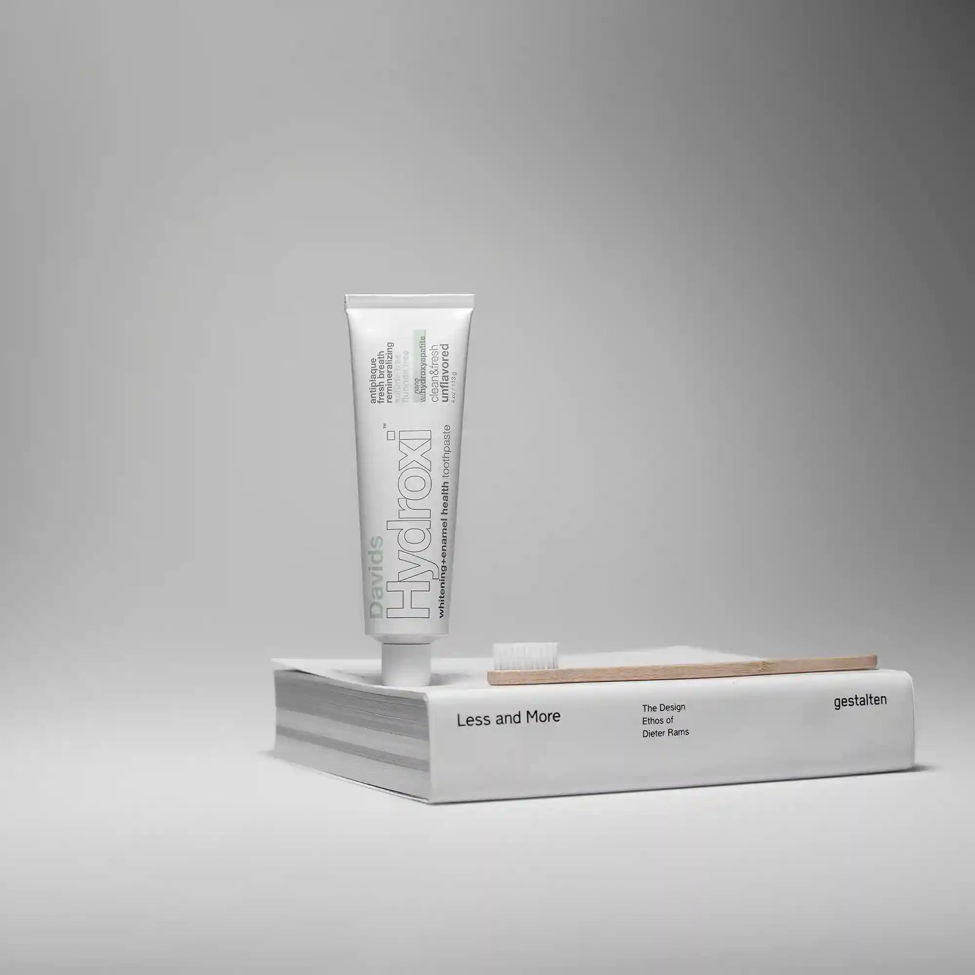 Davids Hydroxi™ whitening+enamel health nano hydroxyapatite premium toothpaste / unflavored