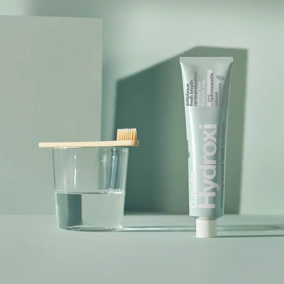 Davids Hydroxi™ whitening+enamel health nano hydroxyapatite premium toothpaste / peppermint