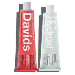 Davids kids + adults premium toothpaste / duo