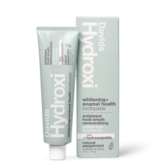 Davids Hydroxi™ whitening+enamel health nano hydroxyapatite premium toothpaste / peppermint