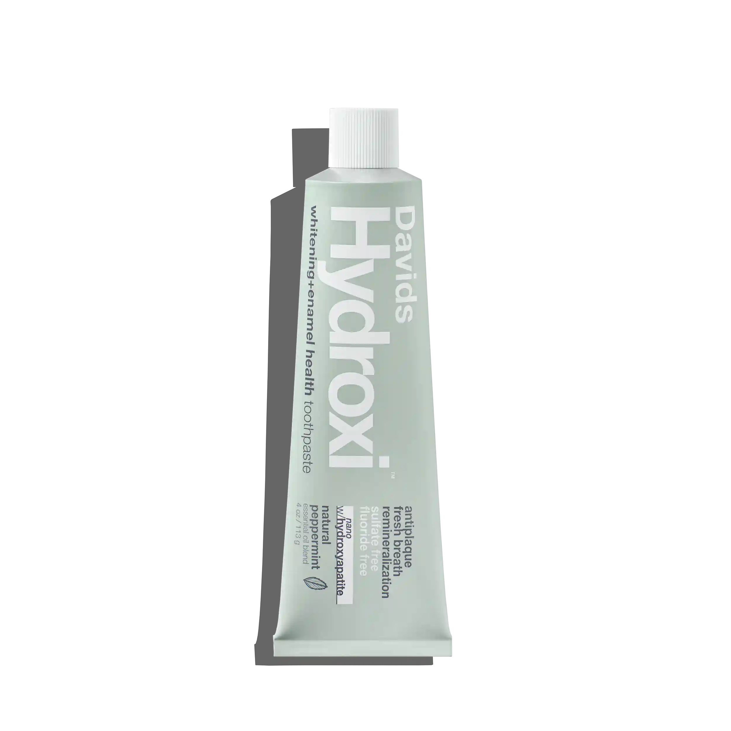 Davids Hydroxi™ whitening+enamel health nano hydroxyapatite premium toothpaste / peppermint