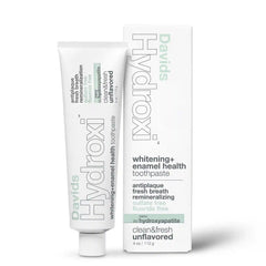 Davids Hydroxi™ whitening+enamel health nano hydroxyapatite premium toothpaste / unflavored
