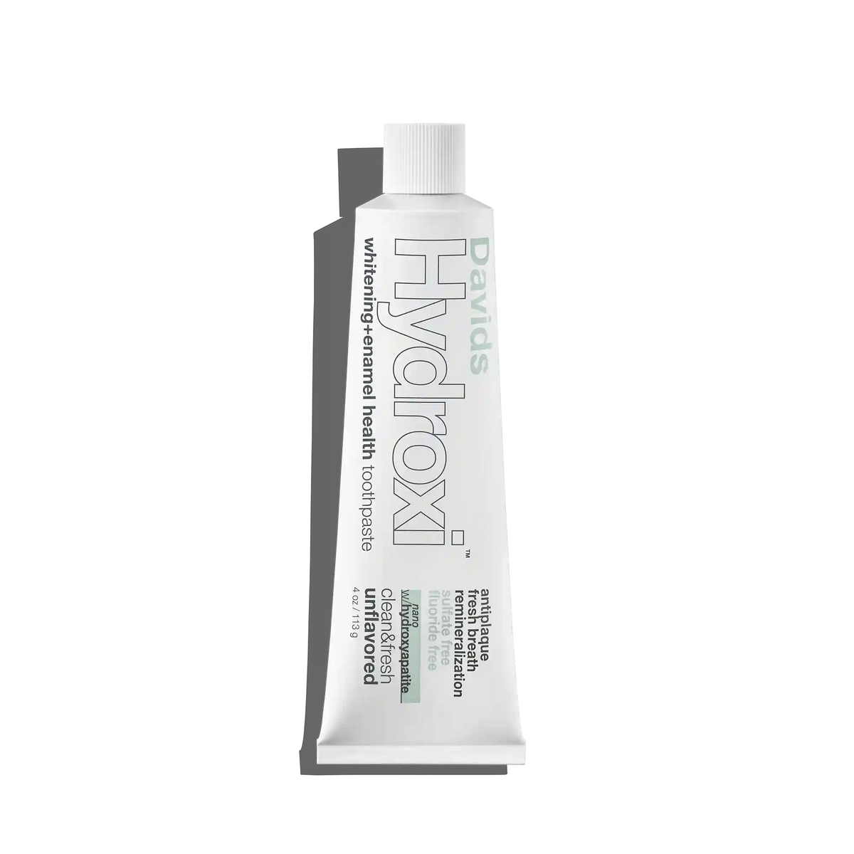 Davids Hydroxi™ whitening+enamel health nano hydroxyapatite premium toothpaste / unflavored