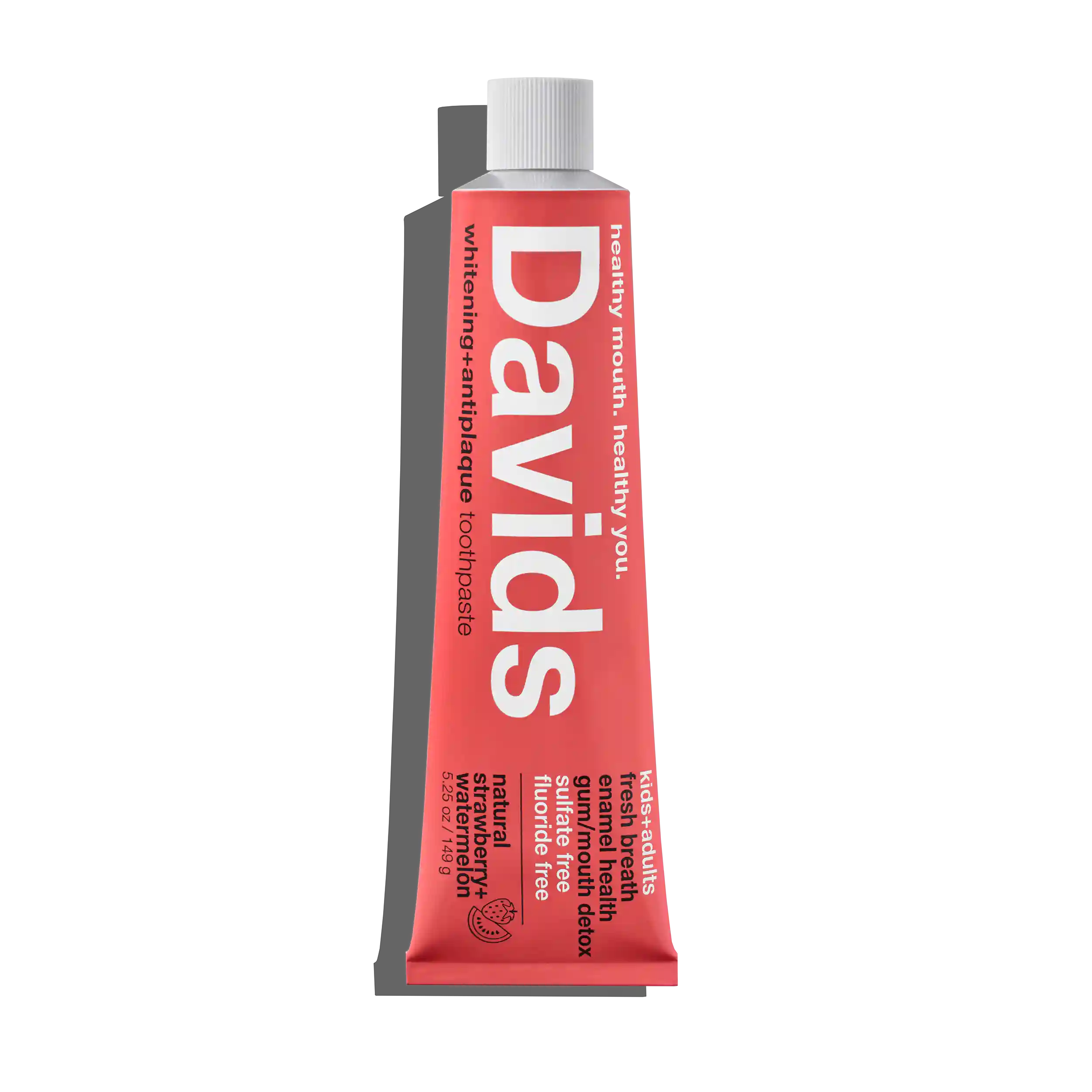Davids kids + adults premium toothpaste  /  strawberry watermelon