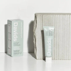 Davids travel size premium toothpaste / peppermint / 1.75 oz