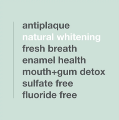 Davids premium toothpaste / charcoal+peppermint