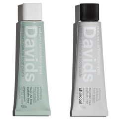 Davids travel size premium toothpaste / duo / 1.75 oz